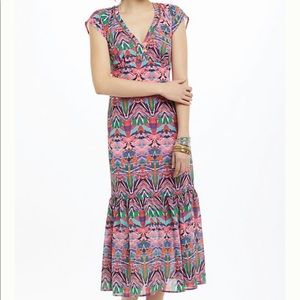 Anthropologie Vanessa Virginia Mural Maxi Dress